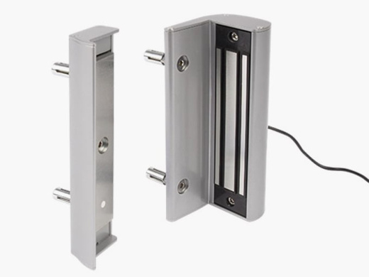 Электромагнитный замок прикручиваемый, без ручек Для квадратных профилей 40 до 80 мм, сила тяги 300 кг под под Cеребро