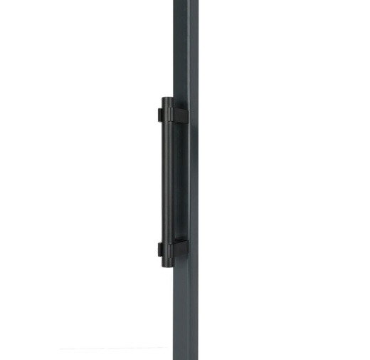 Неподвижная ручка из анодированного алюминия - ручка: 0° - Длина: 365 мм -Может использоваться: одной сторон - RAL 9005