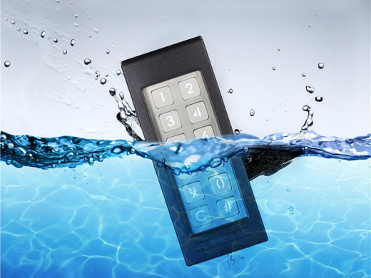 Водонепроницаемая кодовая панель с 2-мя встроенными реле - RAL 9005